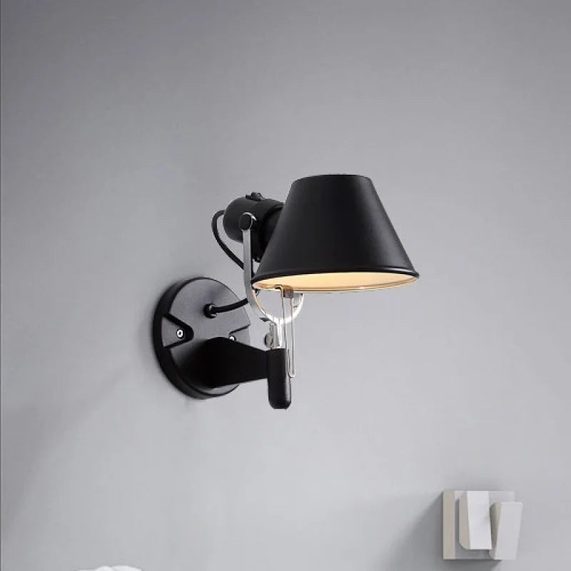 RockFleur - Justerbar industriell vegglampe for soverom Skanto