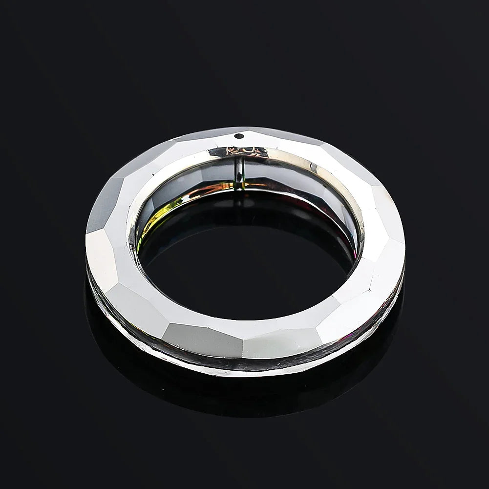 Norvo | Krystall Solfanger LumiRing 50 | Ø 50 cm | Glassprisme for Vinduer, Hage & Dekor | Regnbuefanger for Lysleker