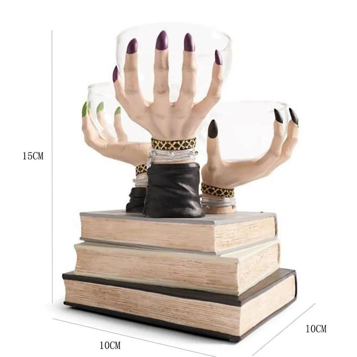 Skanto | Witch Hand Vintage Resin Party Snack Holder