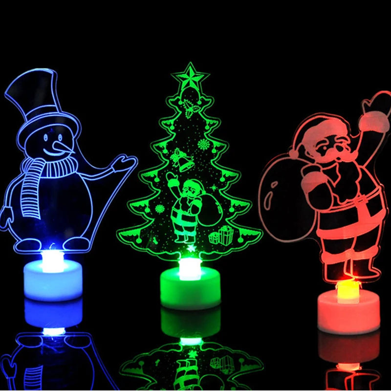Skanto | SnowGlow - Fargerike LED Snømannlys for Festlige Feiringer