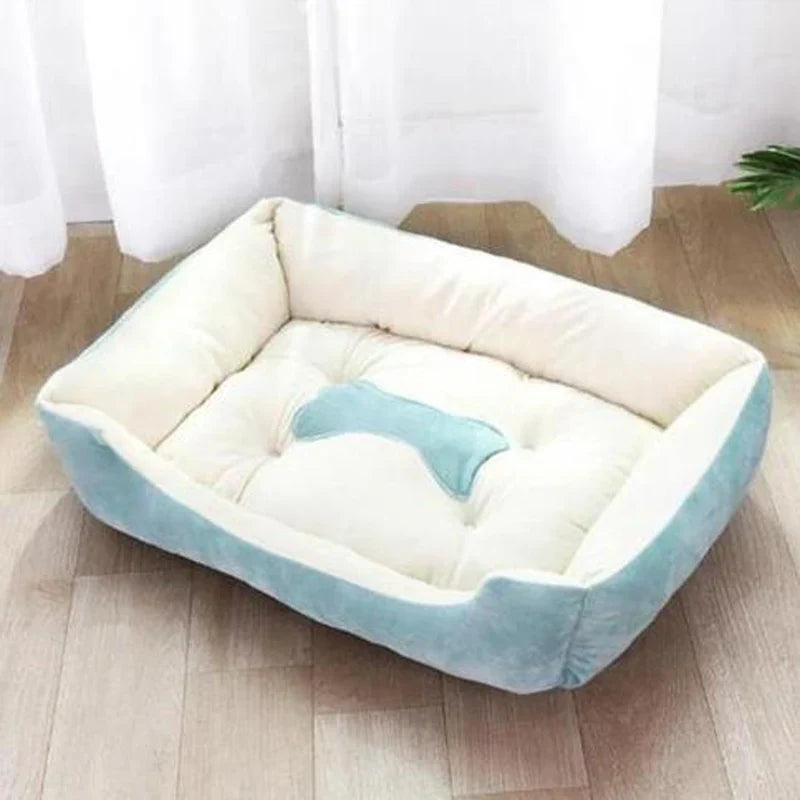 Moderne og koselige linstoff hundeseng Skanto