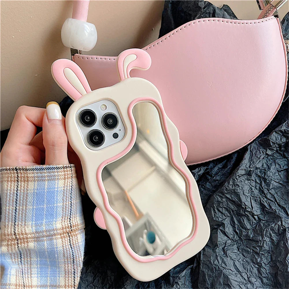 Skanto | Rabbit Ear Make-Up Speil iPhone Deksel