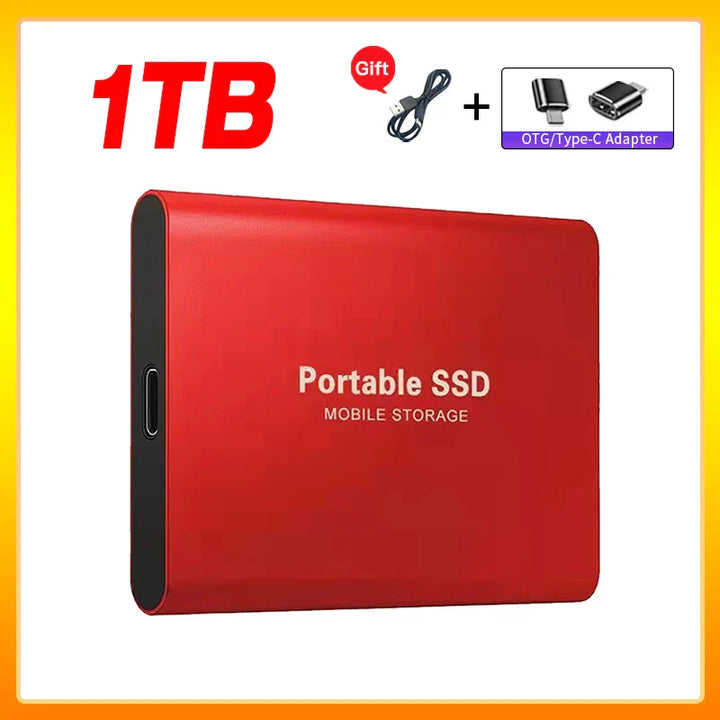 Skanto | Høyhastighets Ekstern Solid State Drive 1TB Bærbar Ekstern Harddisk ssd 2TB Ekstern harddisk ssd harddisk For Laptop Mac