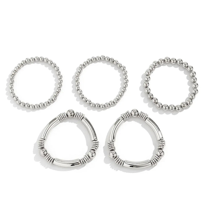 Skanto | 5pc Beaded Bracelet Stack Set