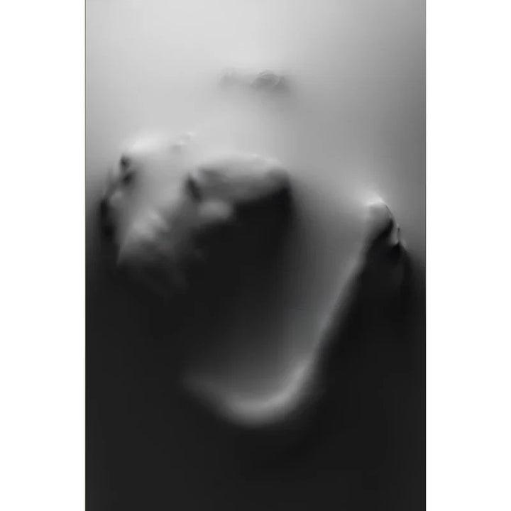 Modern Art Abstract Ghostly Figures on Wall Canvas Prints Black White Wall Art Posters Pictures for Living Room Bedroom Art Decor | Skanto
