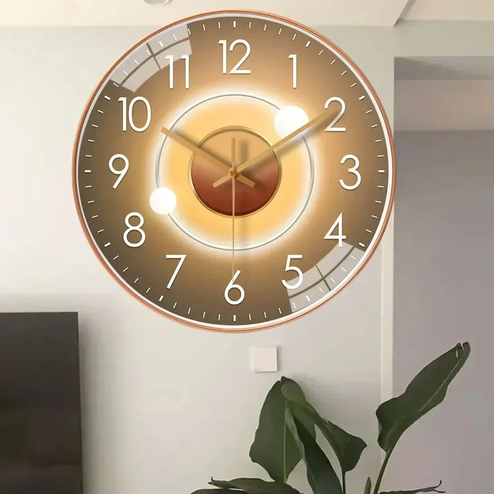 Skanto | SilentTime – Digital Veggklokke i Klassisk Stil