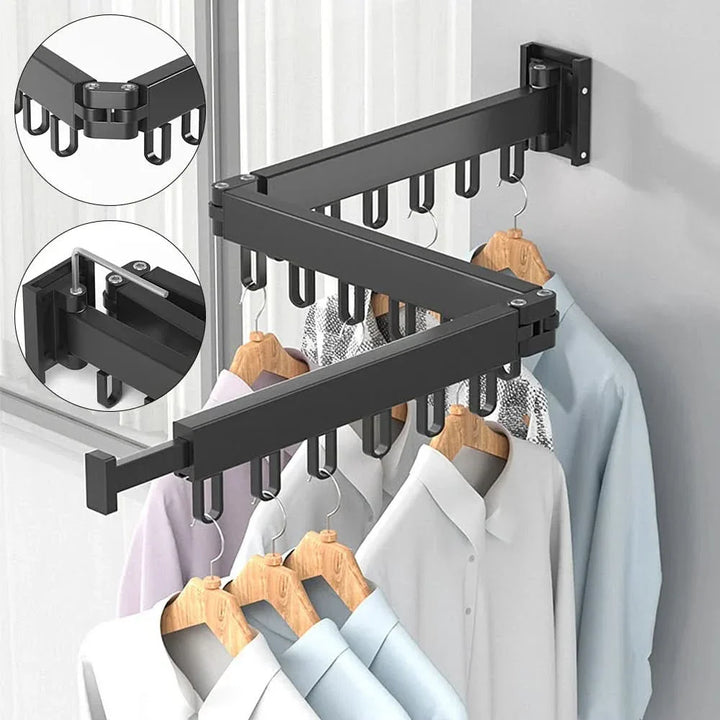 Skanto | FLEXIHANG – Plassbesparende veggtørker for små rom