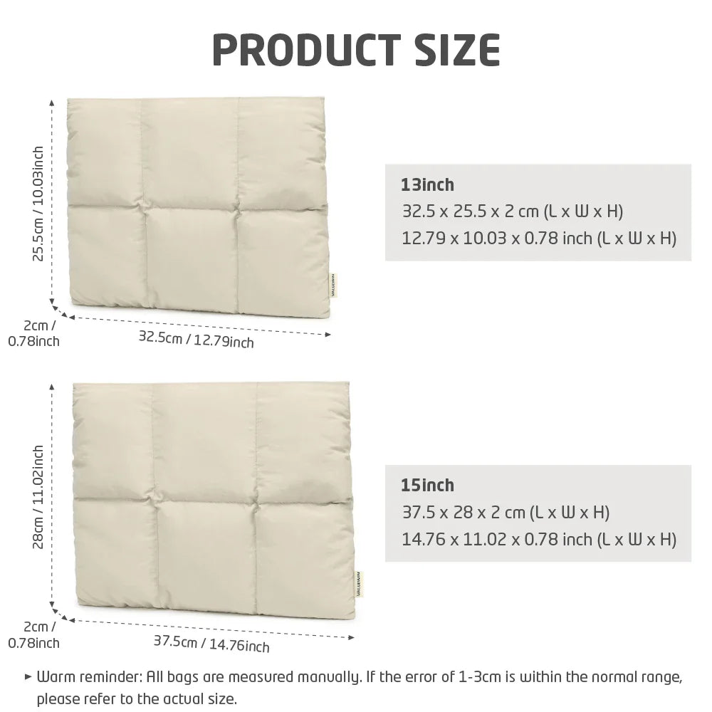 Skanto | Magnetisk Puffy Laptop Sleeve