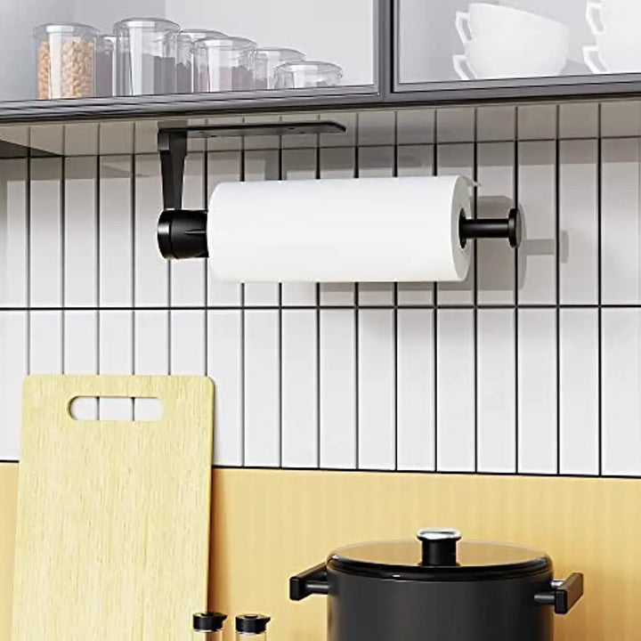 Skanto | Veggmontert papirhåndkleholder med dempeffekt - Énhåndsbetjening, underbygning-design for kjøkken og bad