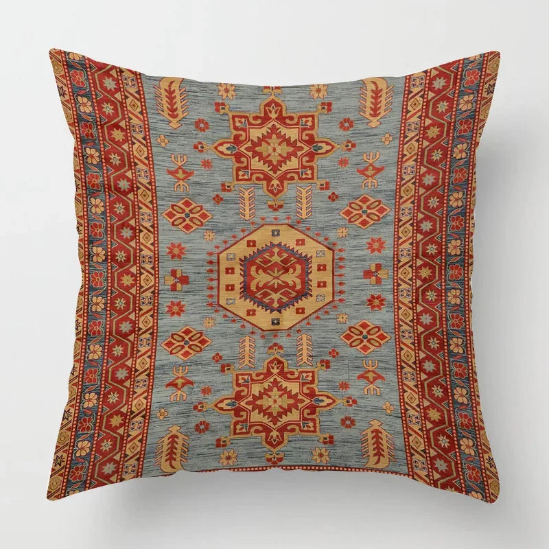 Marokkansk putevar med orientalsk mønster – Dekor for stue og kontor, høy kvalitets putevar i boho stil for sofa og sitteområde