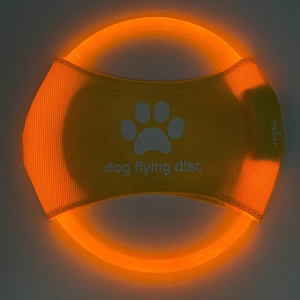 LED Frisbee for dogs oppladbar og vanntett Skanto