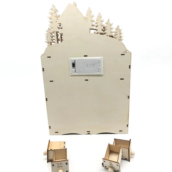 Skanto | WinterHout – Tre adventskalender reinsdyrby med 24 rom