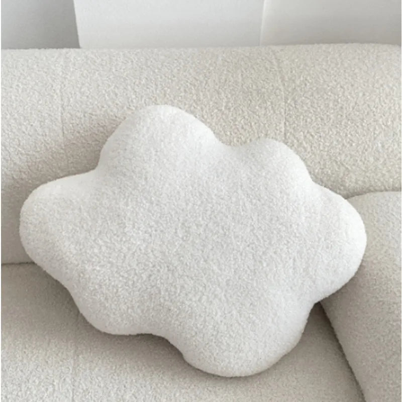 Nordic Bouclé Abstrakt Putefor – Minimalistisk Plysjpute | Skanto