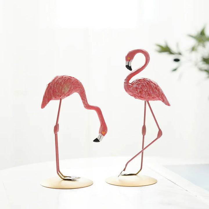 Flamora dekorativ flamingo figur – Eleganse og unik karakter for hjemmet Skanto