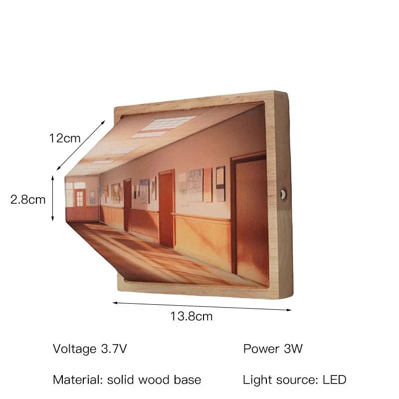 Skanto | DimenLamp - 3D LED Lampe - Moderne Veggdekorasjon - Unik Gaveidé