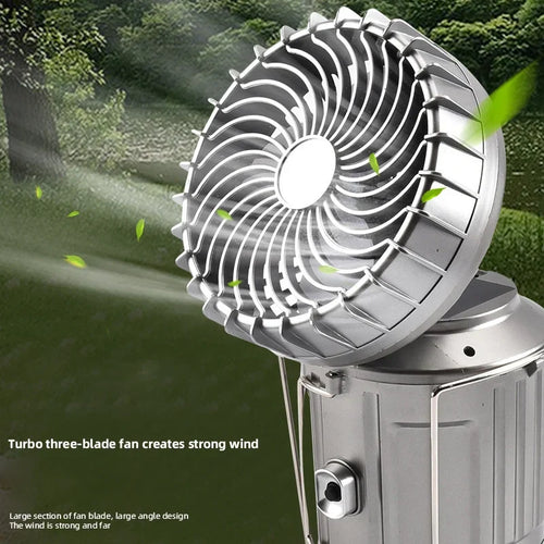 Innebygd vifte fiske LED teltlampe | Skanto