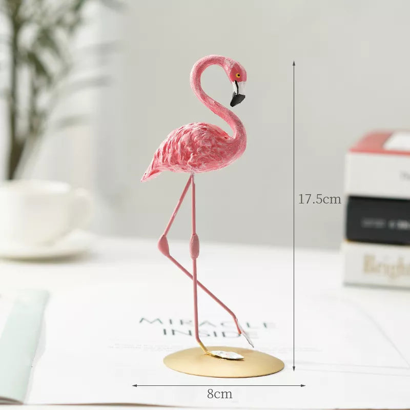 Flamora dekorativ flamingo figur – Eleganse og unik karakter for hjemmet Skanto