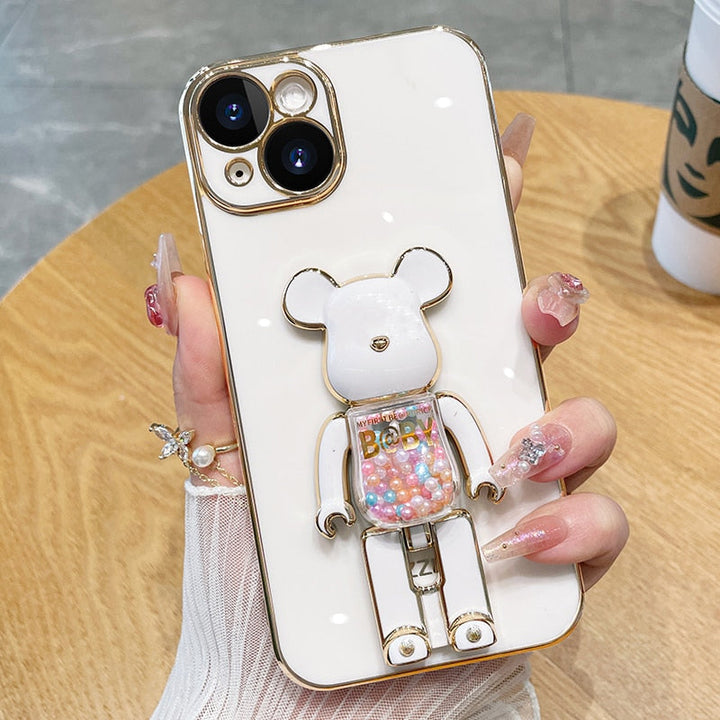 Skanto | Bear Lover Fargerik 3D Dukke Telefondeksel