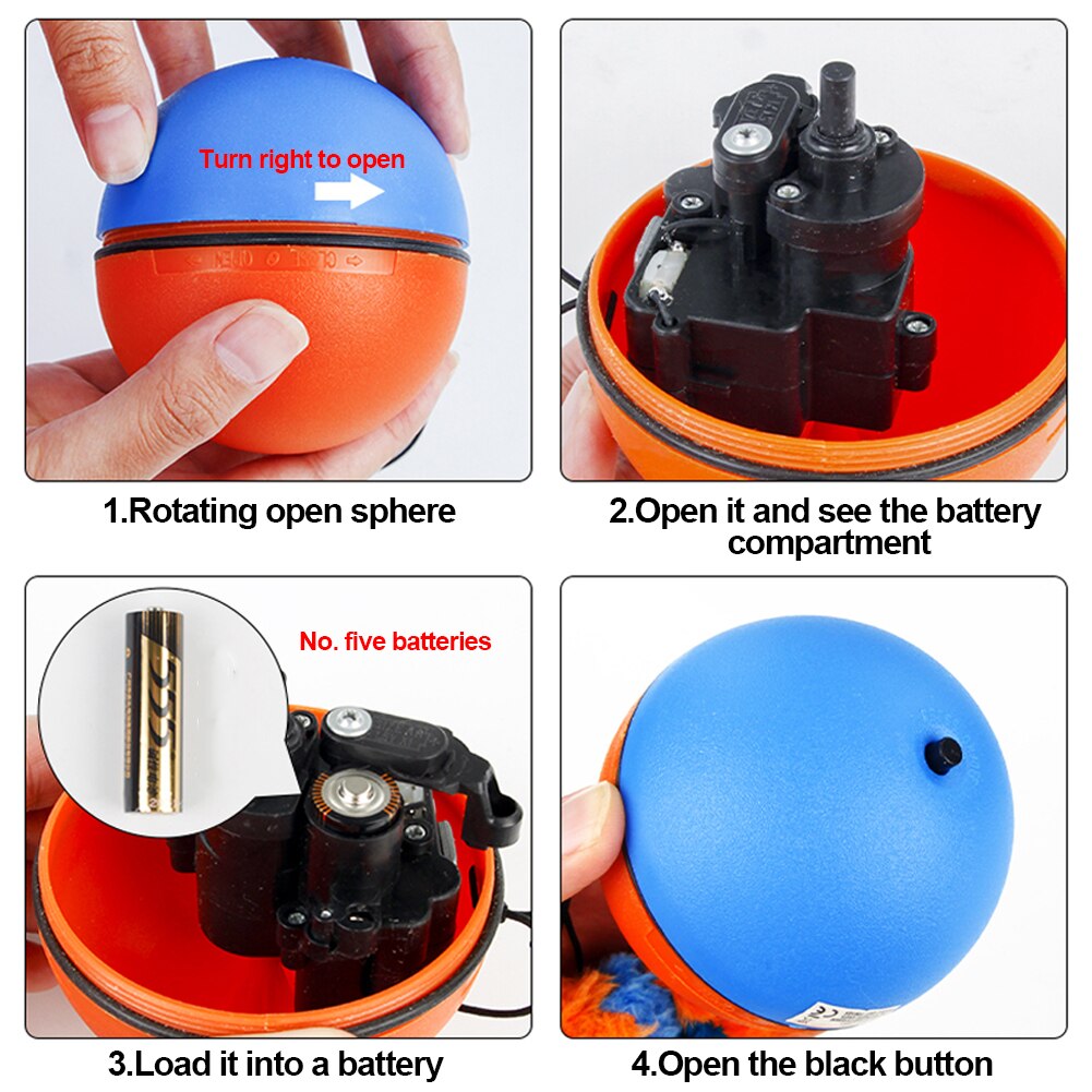 Skanto | Spillmester Automatisk Løpende Katt Ball Leketøy