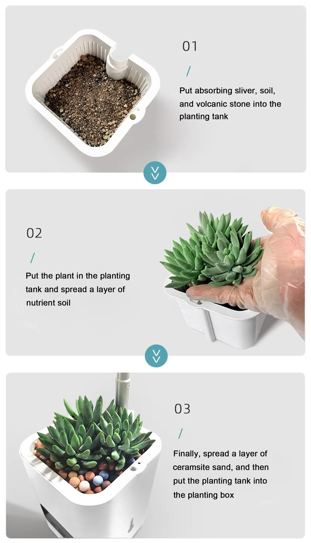 Skanto | Multifunksjonell smart hydroponisk plantepotte med kalender, diffuser og skrivebordslampe