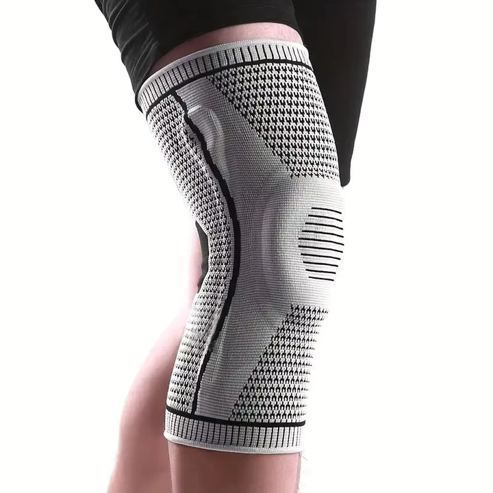 FlexiKnee Kompressionsbandasje – Stützende Kniebandage bei Schmerzen, Schwellungen und Steifheit