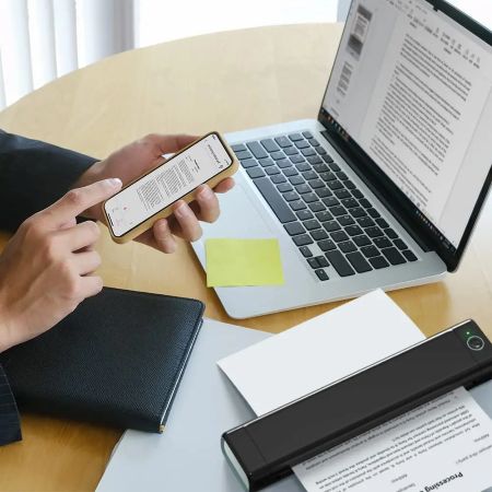 Skanto | Ultimate Wireless A4 Termisk Skriver - Kompatibel med Android, iOS & Laptoper