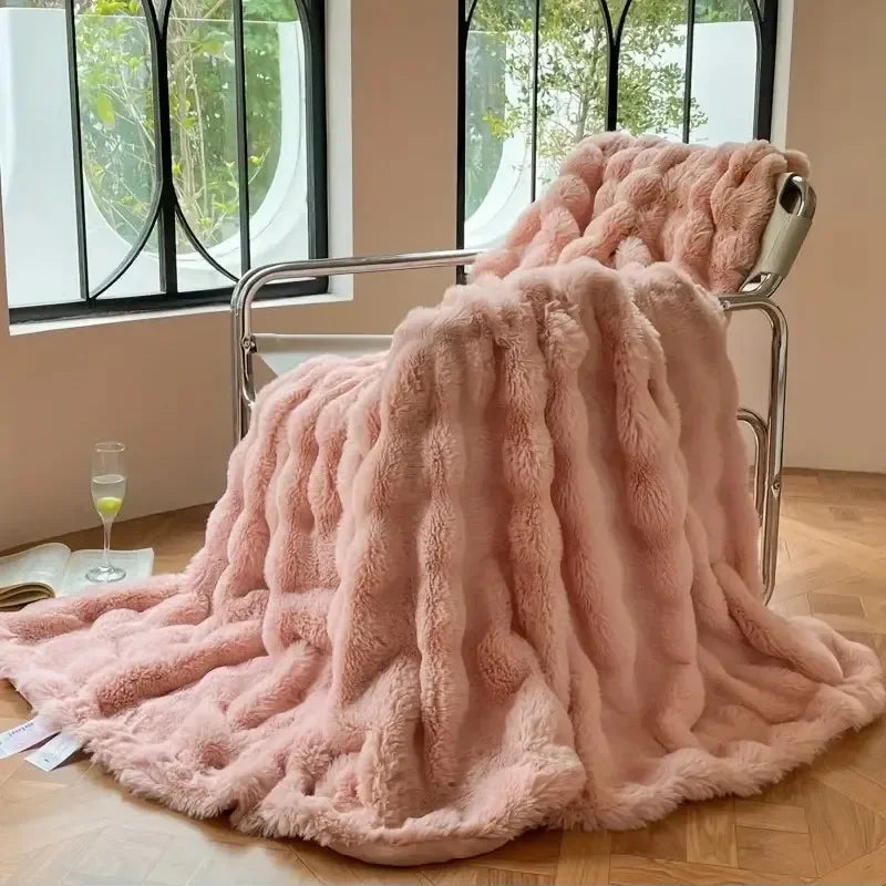 FurLuxe | Vendbar kunstig teppe