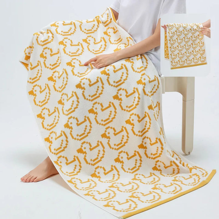 Reversible Dyreprint Bomull Håndkle | Skanto