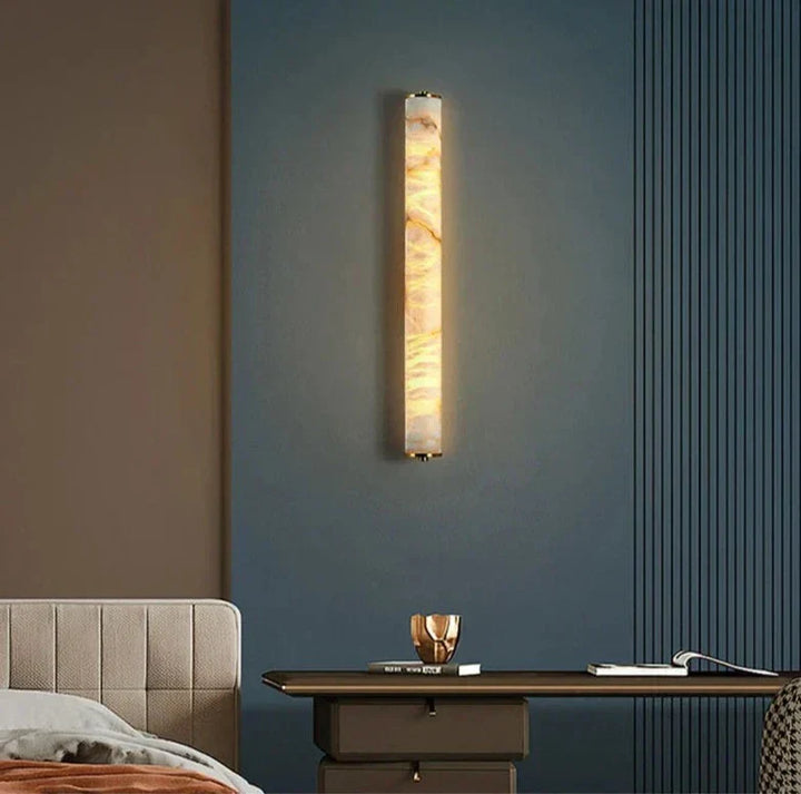 Skanto | Moderne Marmorlampe med Subtil Ambient Lys