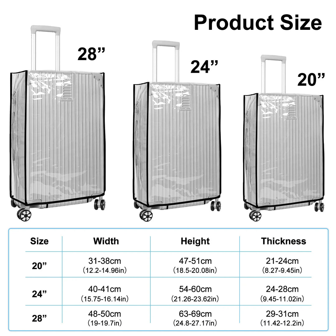 Skanto | Gjennomsiktig Vanntett Trolley Cover