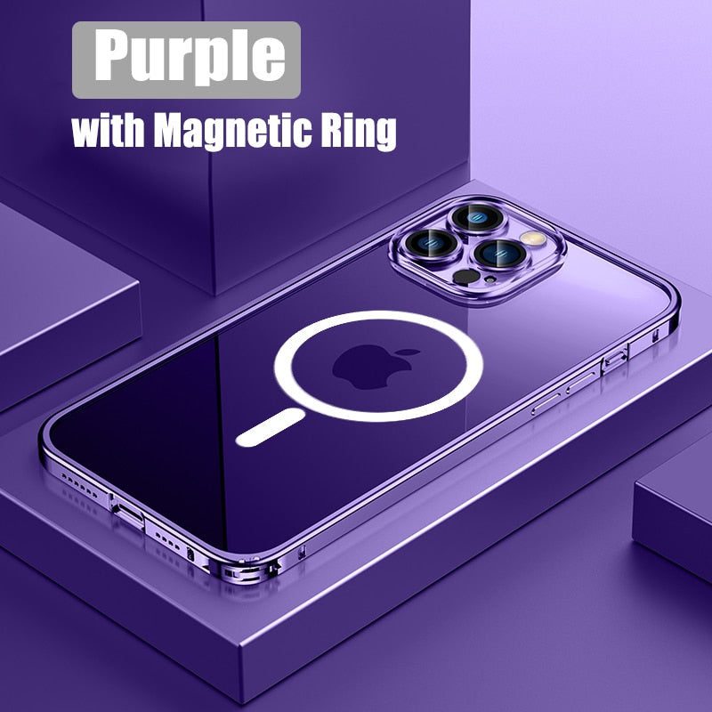 Skanto | Metall Bumper Aluminium Magnetisk Telefon Etui