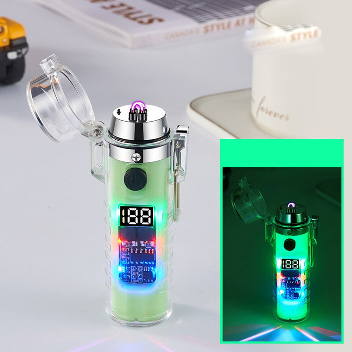 Vindkasttett Dobbel Bue Gjennomsiktig Lommelykt Tenner | Skanto