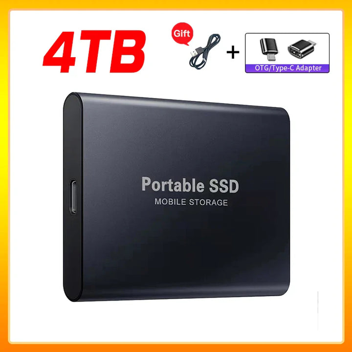 Skanto | Høyhastighets Ekstern Solid State Drive 1TB Bærbar Ekstern Harddisk ssd 2TB Ekstern harddisk ssd harddisk For Laptop Mac