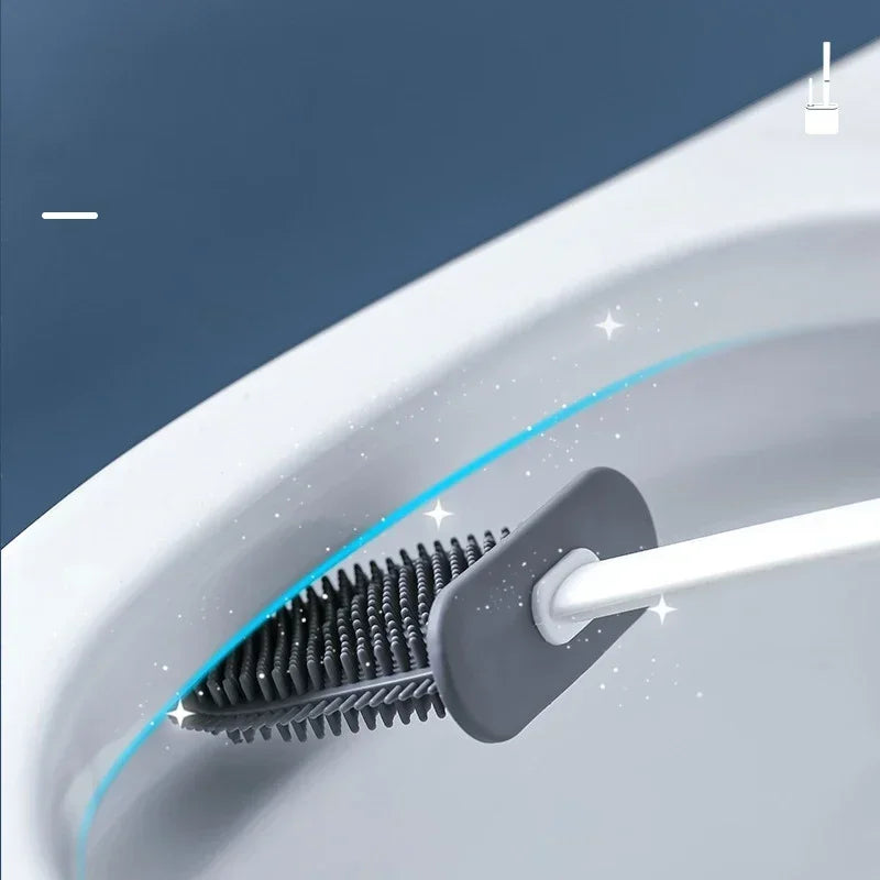 FlexiClean Silikon Toalettbørste Sett Skanto