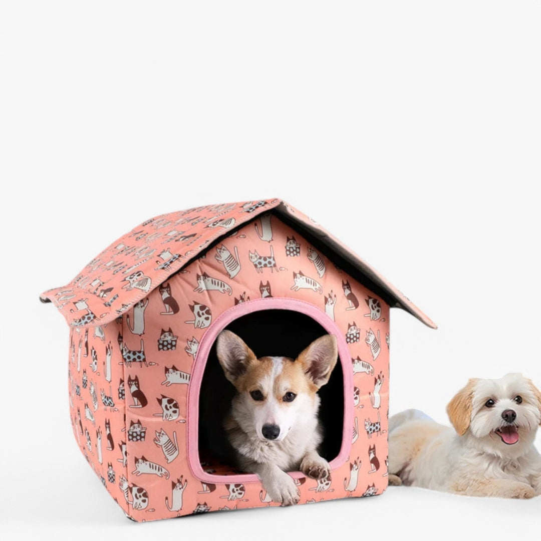 Skanto | Værbestandig Dyrehus "CozyNest" for katter og små hunder