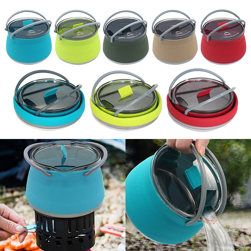 Skanto | Reise Go Multifunctional Sammenleggbar Utendørs Kettle