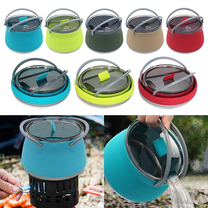 Skanto | Reise Go Multifunctional Sammenleggbar Utendørs Kettle