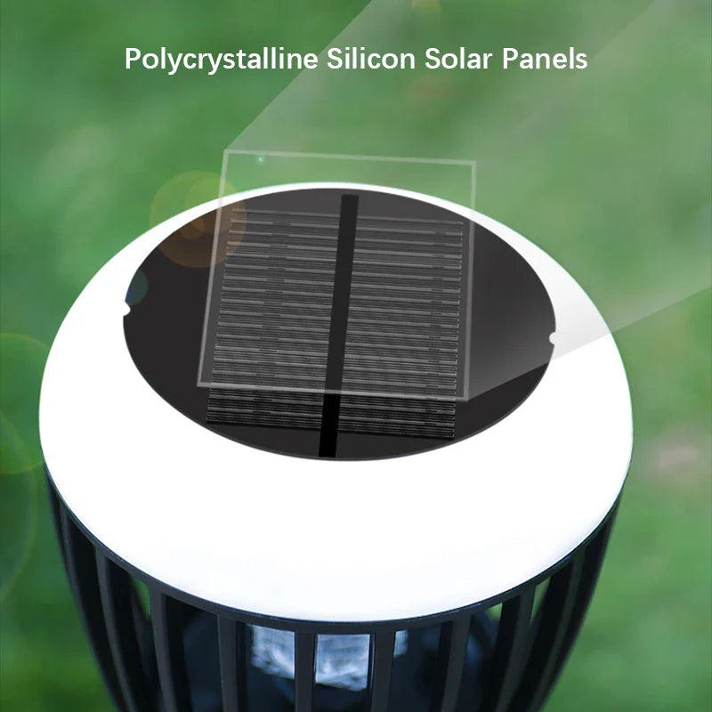 Norvo | SolGuardia Sol Insektlampe | Intelligent Lyskontroll | Anti-Myg med UV Lys & Høyt Spenningsnett | For Hage & Camping