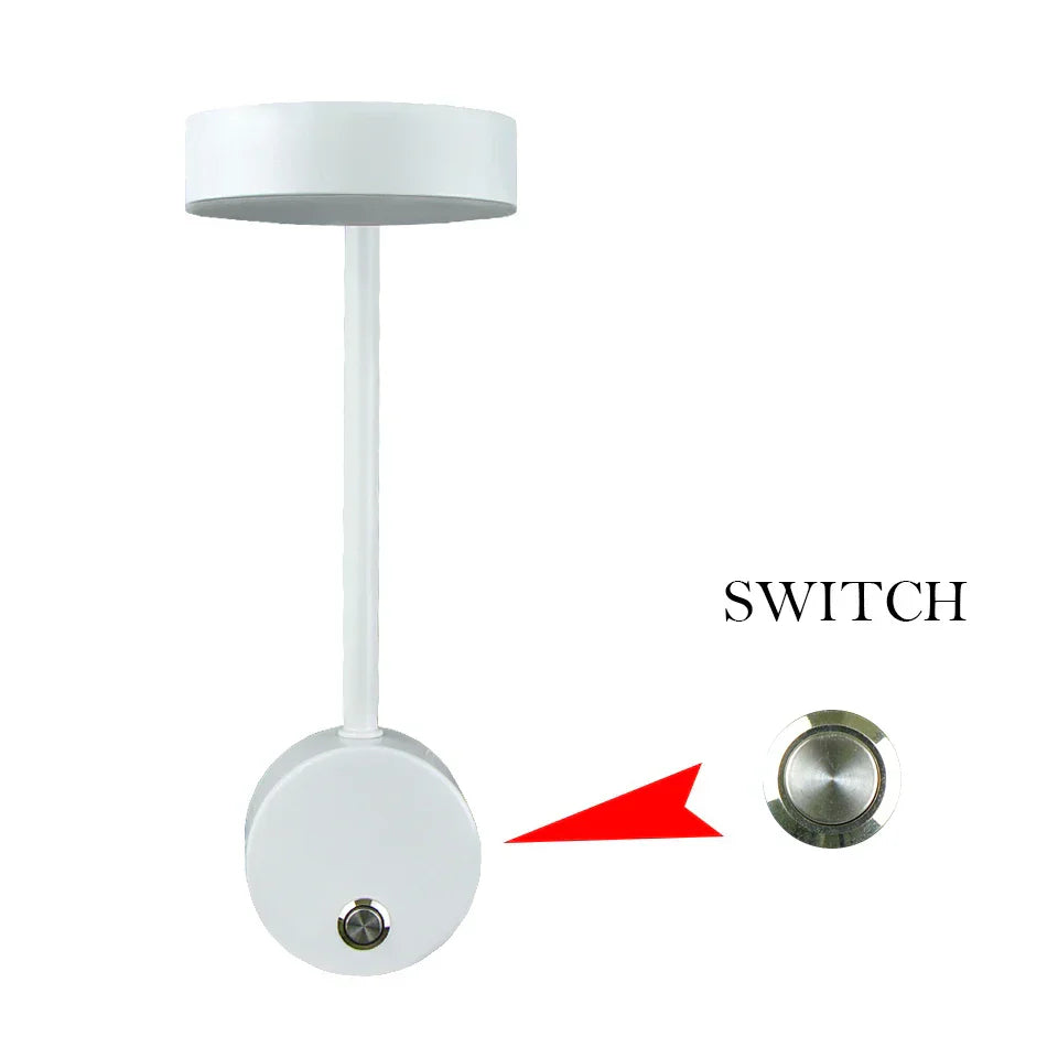NordicGlow - Justerbar LED Vegglampe for Moderne Interiør Skanto