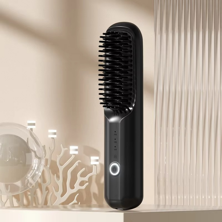 Skanto | USB Oppladbar Ionisk Hår Styler – Keramisk Rettetang Kam