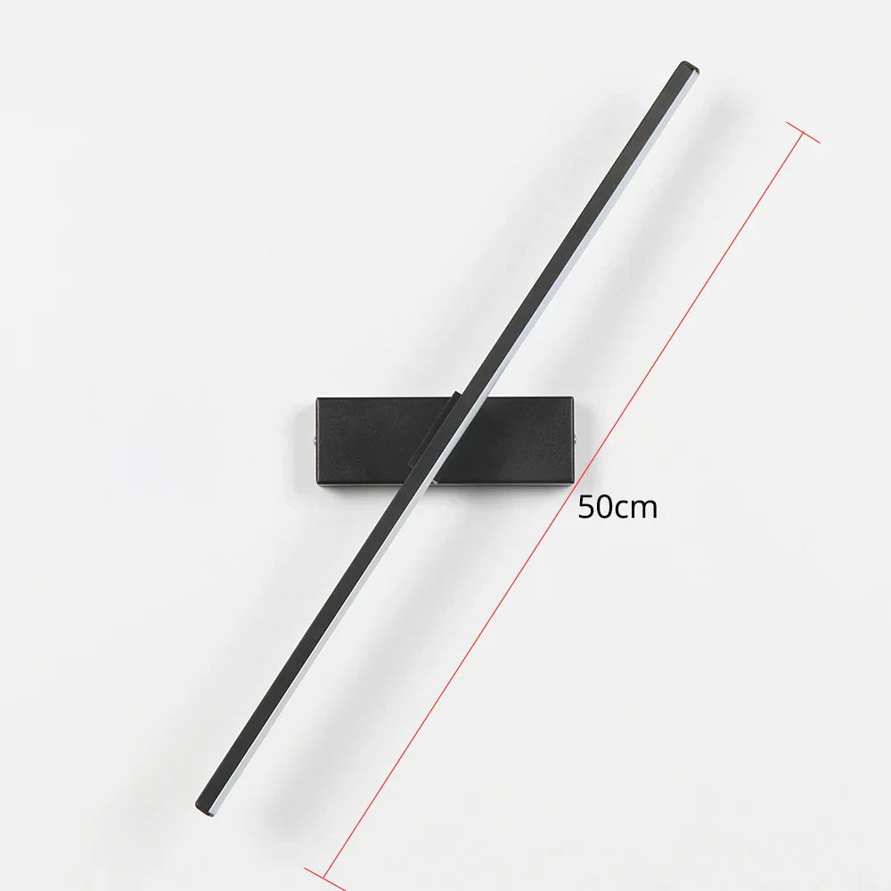 Skanto | Moderne roterende soverom nattbord vegglampe - Justerbar LED vegglampe sokkel