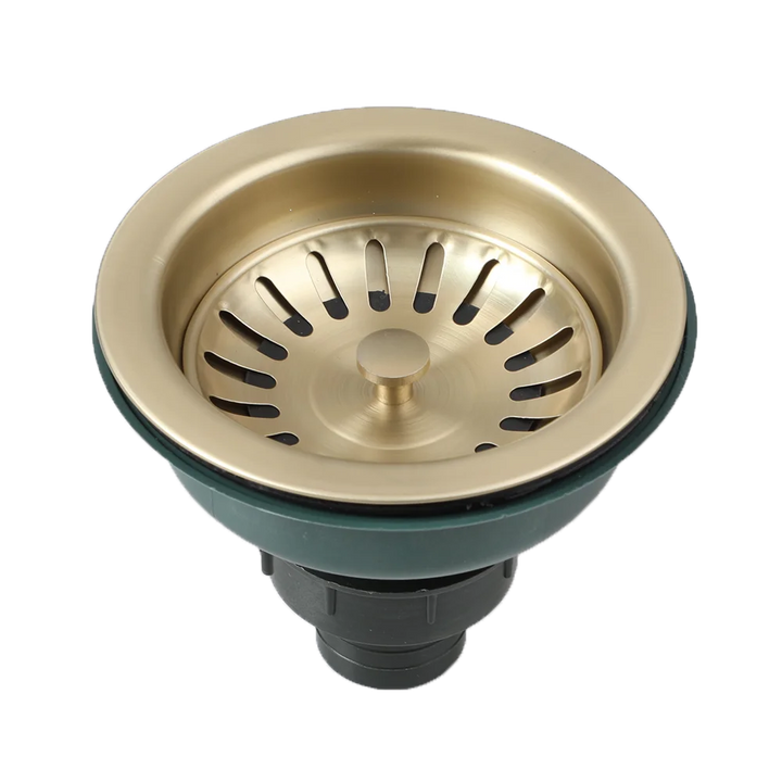 AquaGuard Rustfritt Stål Vaskestrainer med Luktfilter – Pop-Up Stopper & Anti-Blocking Kurv Skanto