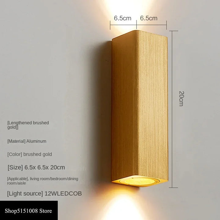 LumiGlow - Stillegående LED Vegglampe med Varme og Kjølige Lys | Skanto