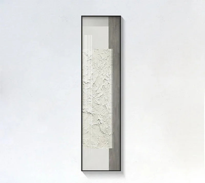 Minimalist Urban Abstract Wall Art Fine Art Canvas Prints Tall Vertical Pictures for Entry Foyer Living Room Home Office Decor | Skanto