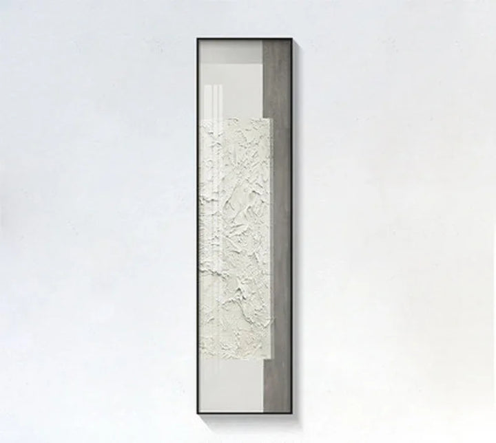 Minimalist Urban Abstract Wall Art Fine Art Canvas Prints Tall Vertical Pictures for Entry Foyer Living Room Home Office Decor | Skanto
