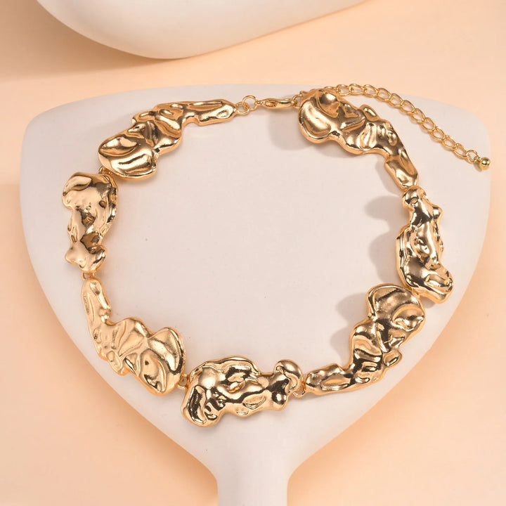 Skanto | Smeltet Lava Choker Halskjede