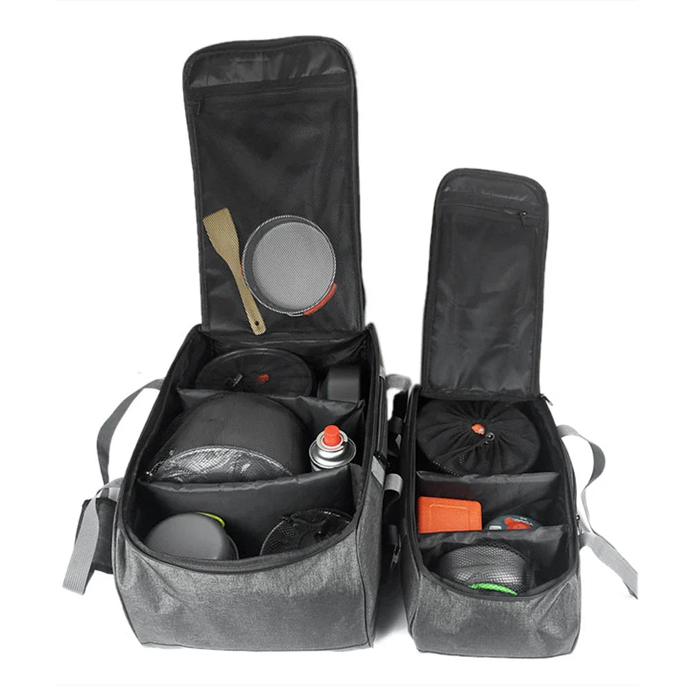 Norvo | CAMPGEAR Kjøkkenorganiser Bag | 33 L Volum | Justerbare Rom | Holdbar & Vanntett