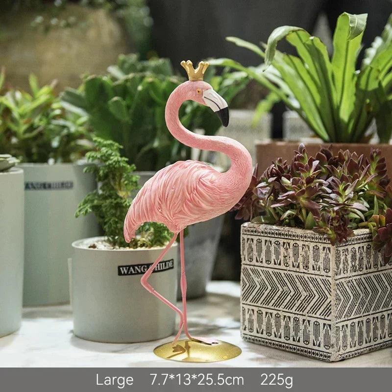 Flamora dekorativ flamingo figur – Eleganse og unik karakter for hjemmet Skanto