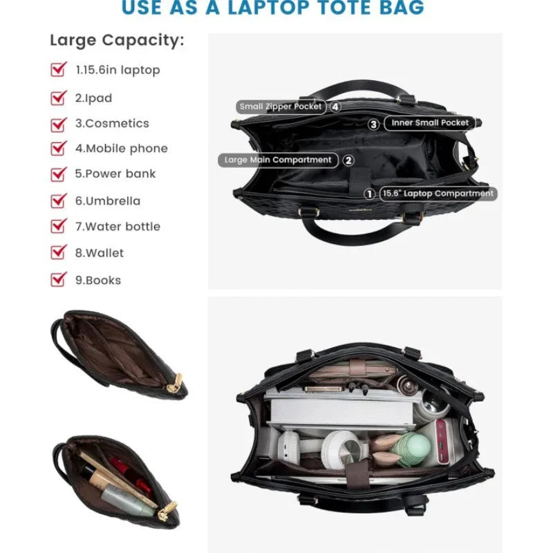 Skanto | 2-i-1 Laptop Bag med Isolert Lunsjrom
