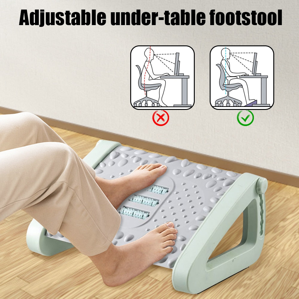 Skanto | Ergonomisk Hjemmekontor Fotstøtte Massasjør